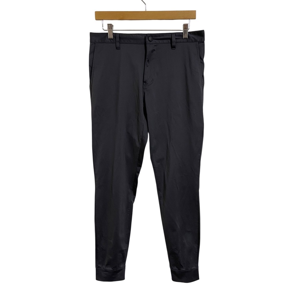 Rhone Men's Commuter Jogger Pants Size 31x29 Zip Ankle Dark Gray Athletic Travel